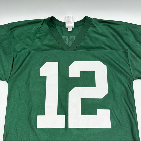 Green Bay Packers Football Jersey Men's Medium Green Aaron Rodgers NFL Team READ - Picture 2 of 11